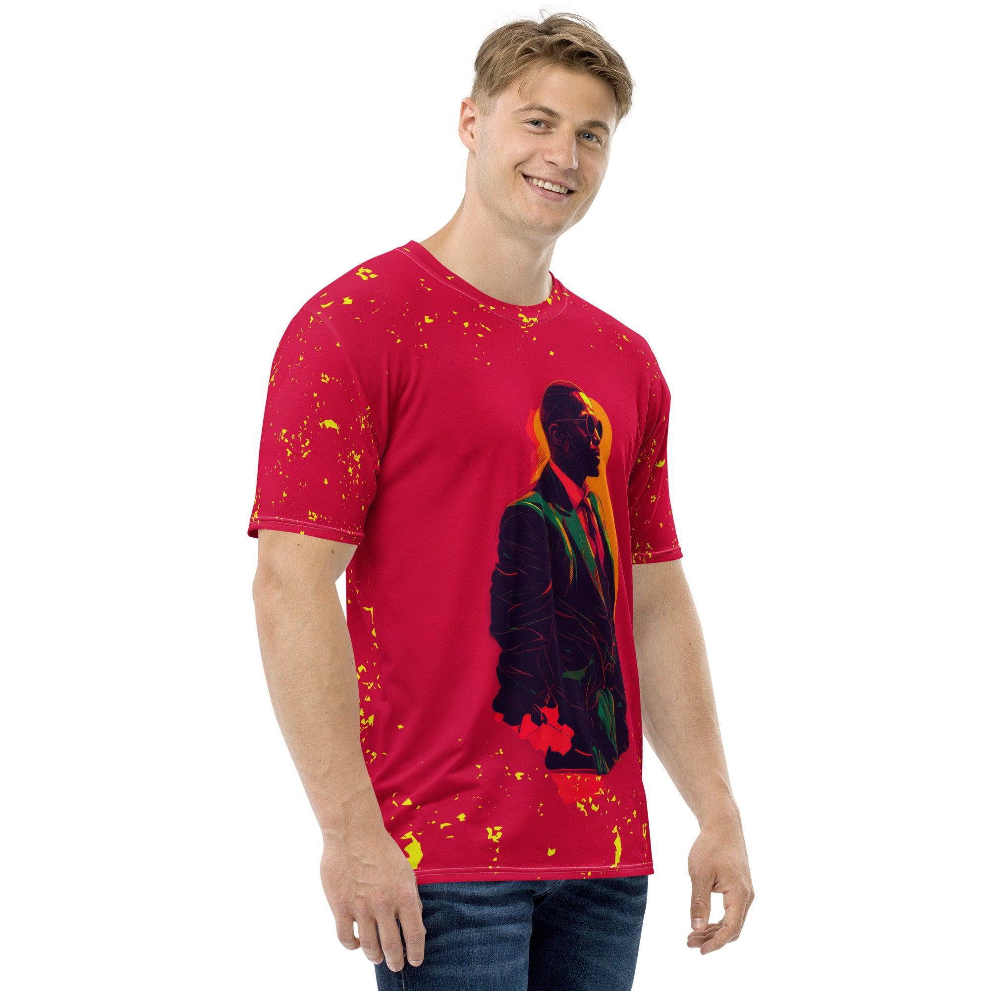 Whimsical Fashionista Men's All-Over Print Crew Neck T-Shirt - Beyond T-shirts