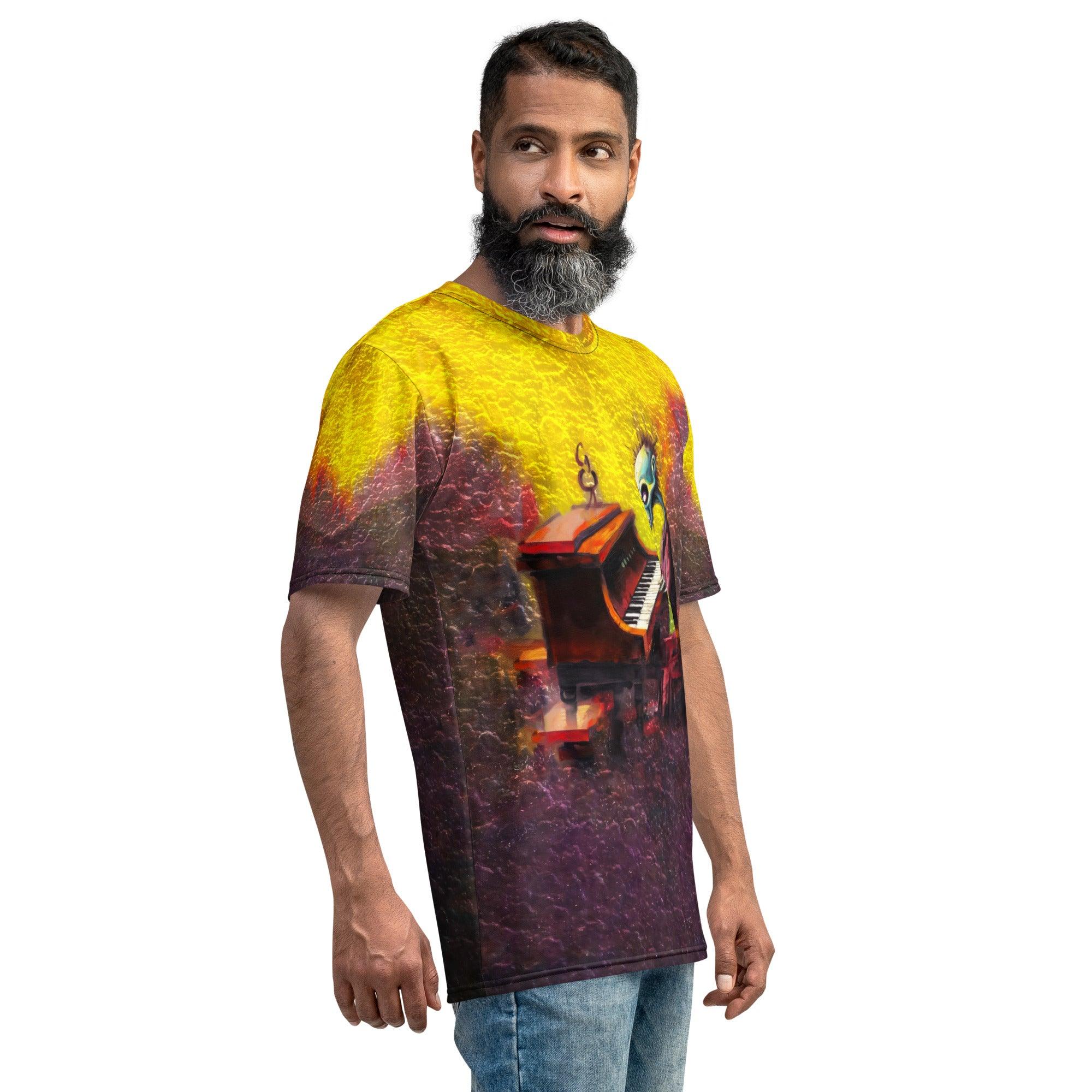 Witchy Wonders Halloween Men's Crew Neck T-Shirt - Beyond T-shirts