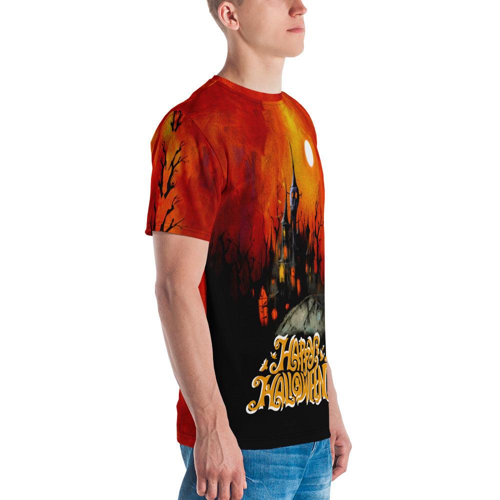 Haunted Forest Adventure Men's Crew Neck T-Shirt - Beyond T-shirts