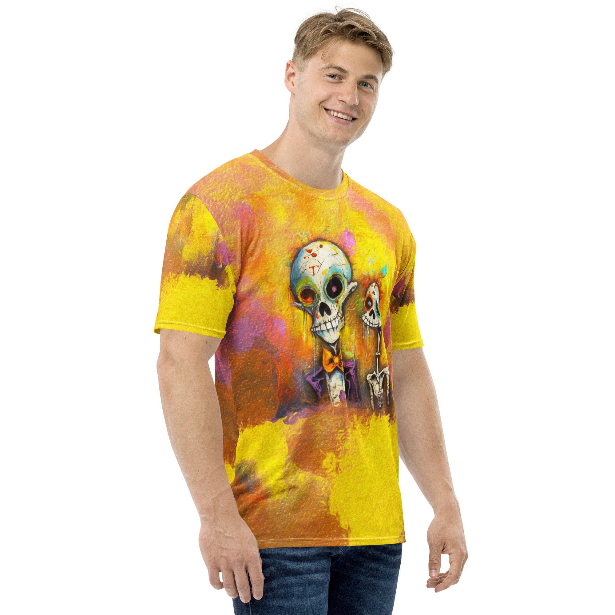 Gothic Elegance All-Over Print Men's Crew Neck T-Shirt - Beyond T-shirts