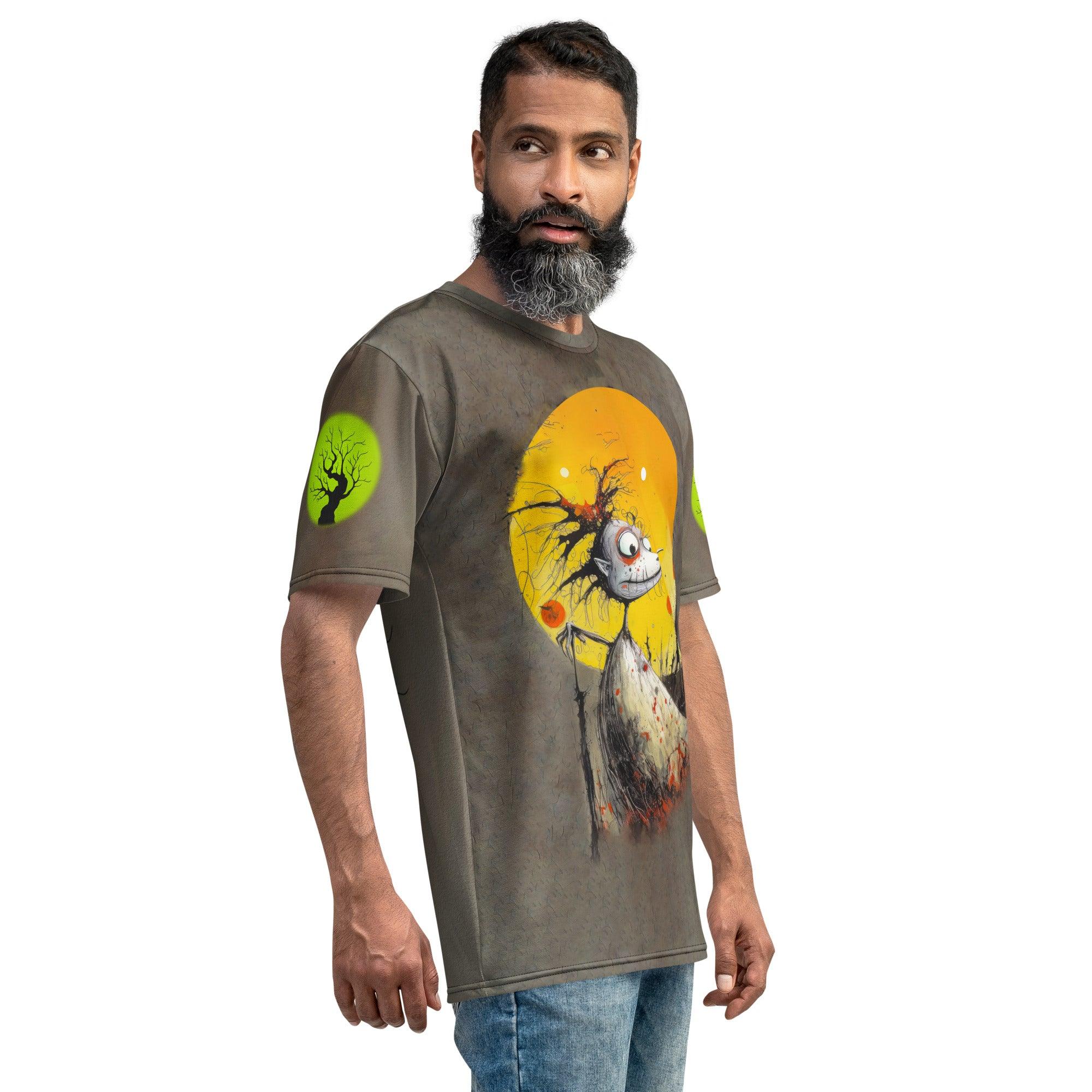 Zombie Hunter All-Over Print Men's Crew Neck T-Shirt - Beyond T-shirts