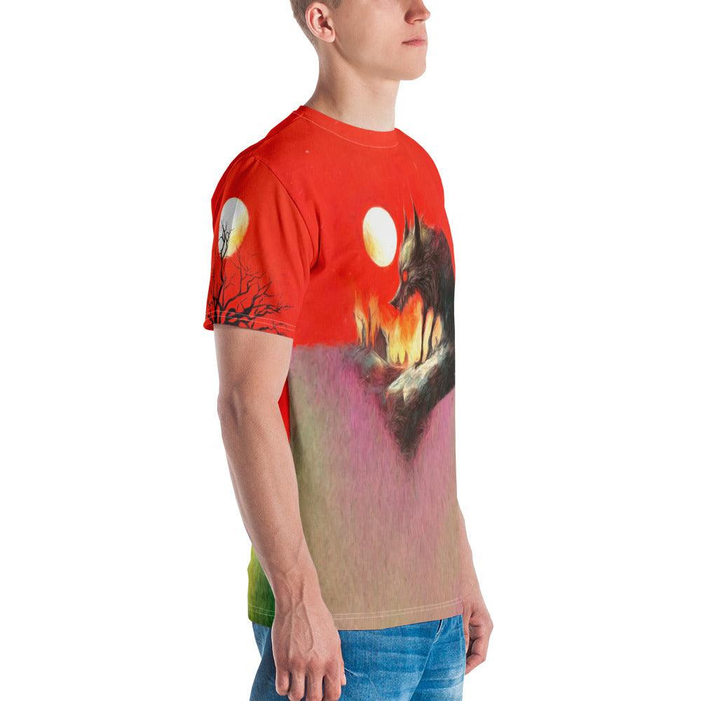 Midnight Macabre All-Over Print Men's Crew Neck T-Shirt - Beyond T-shirts