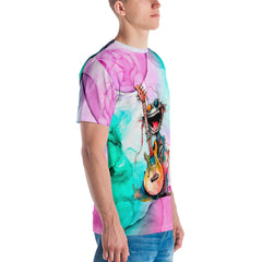 Stylish Crew Neck Tee for Music Enthusiasts