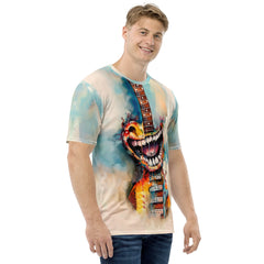 Stylish Crew Neck Tee for Music Lovers