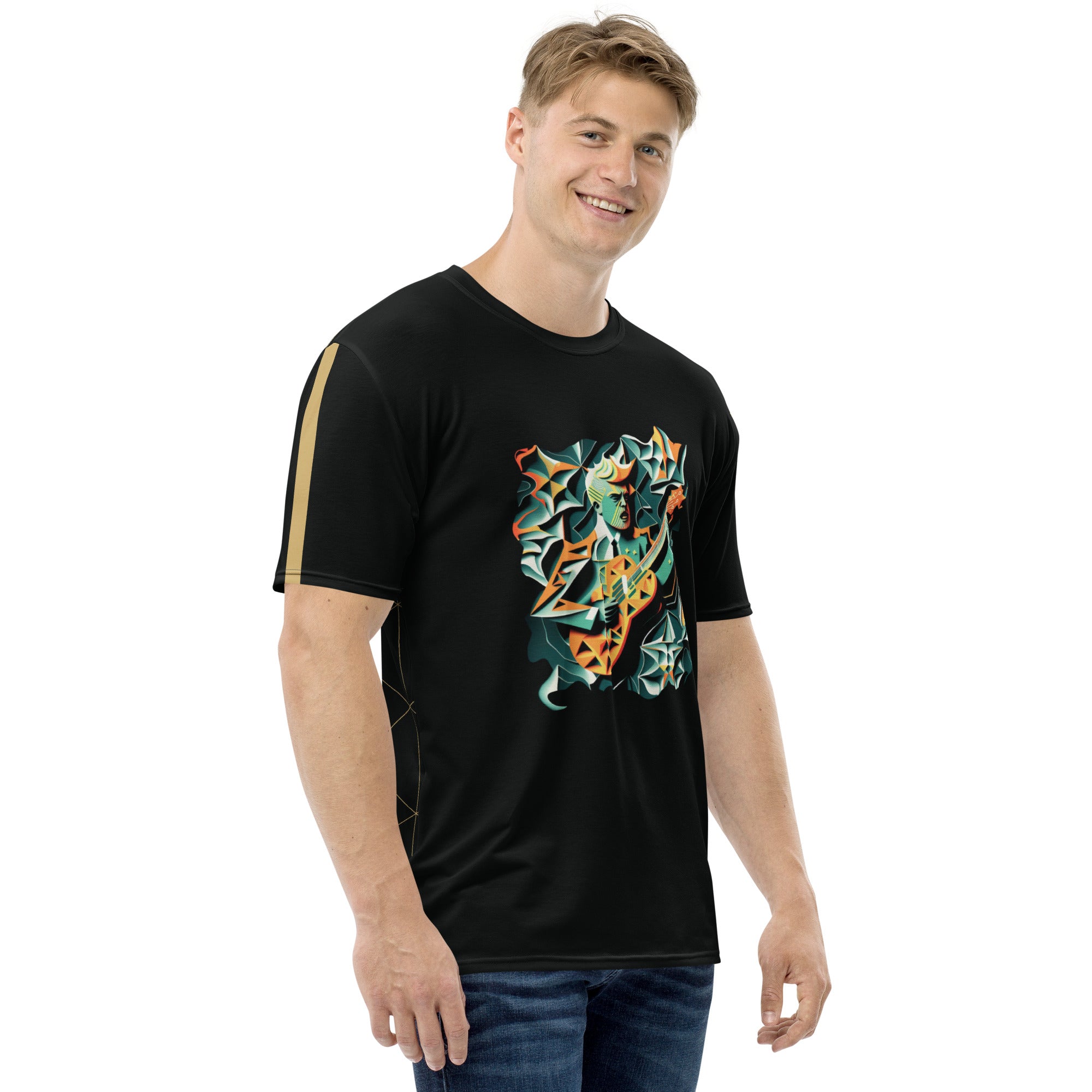 Percussive Pulse Men's Crew Neck T-Shirt