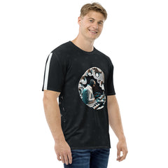 Melodious Motif  Men's Crew Neck T-Shirt