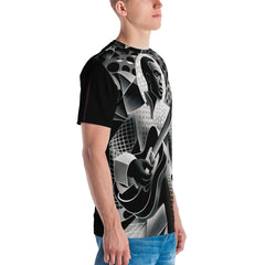 Synth Wave Men's Crew Neck T-Shirt