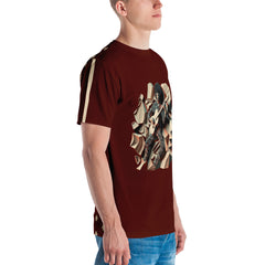 Mountaintop Majesty All-Over Print Men's Crew Neck T-Shirt