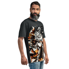 Pinnacle of Thought All-Over Print Men's Crew Neck T-Shirt