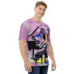 Sleek Geometry Men's Crew Neck T-Shirt