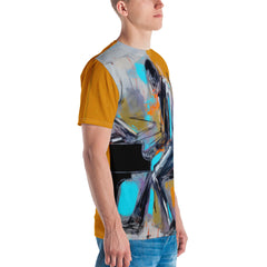 Subtle Abstract Men's Crew Neck T-Shirt