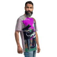 Serene Abstract Men's Crew Neck T-Shirt