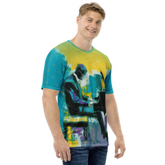 Contemporary Abstract Men's Crew Neck T-Shirt