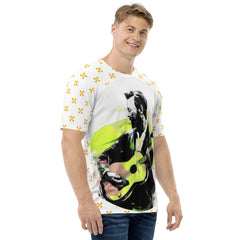 Abstract Elegance All-Over Print Men's Crew Neck T-Shirt