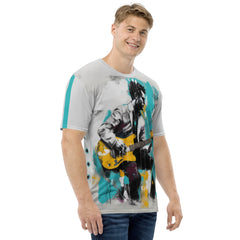 Cosmic Abstract Men's Crew Neck T-Shirt