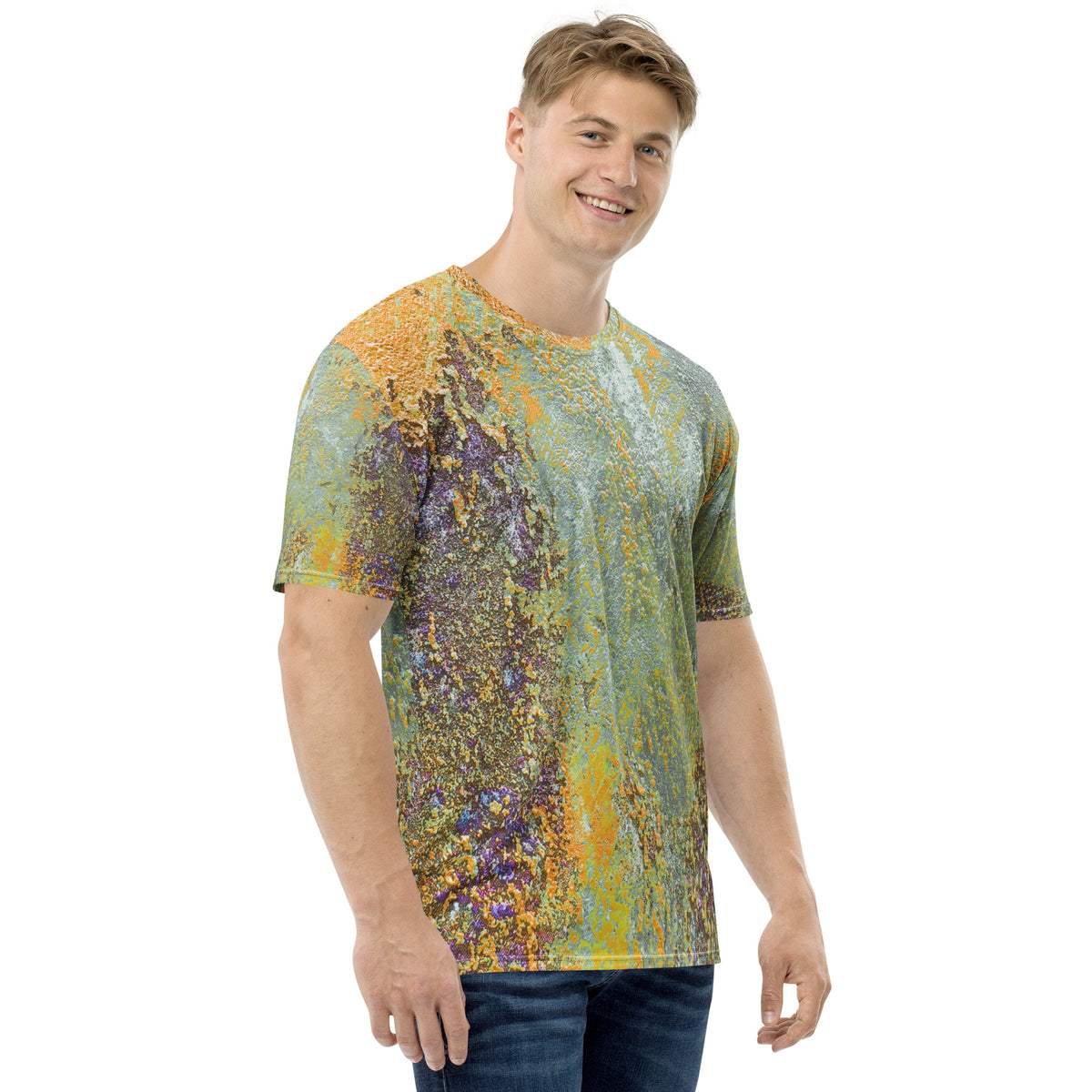 Stone Mosaic Men's Crew Neck T-Shirt