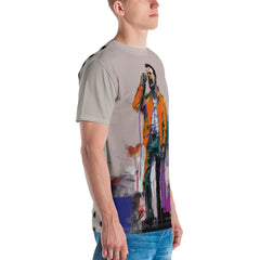 Sculpted Forms All-Over Print Men's Crew Neck T-Shirt