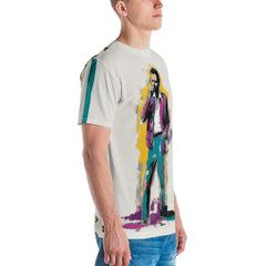 Abstract Illusion All-Over Print Men's Crew Neck T-Shirt