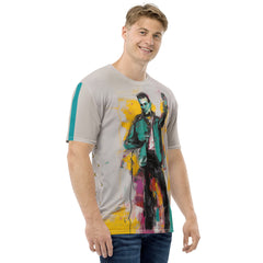 Dynamic Symmetry All-Over Print Men's Crew Neck T-Shirt