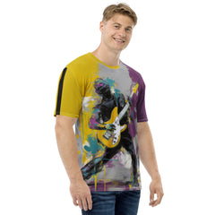 Elegance in Simplicity Abstract Men's Crew Neck T-Shirt