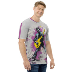 Cosmic Connection Abstract Men's Crew Neck T-Shirt