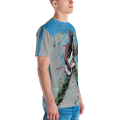 Tranquility in Patterns Abstract Men's Crew Neck T-Shirt