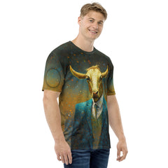 Rockstar Bull All-Over Print Men's Crew Neck T-Shirt