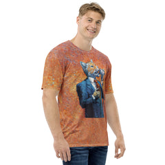 Explorer Elephant All-Over Print Men's Crew Neck T-Shirt