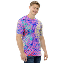 Silk Serenity Texture Men's Crewneck Tee