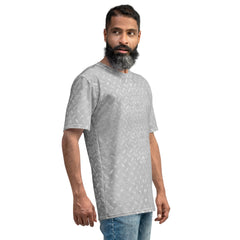 Waffle Weave Texture Men's Crewneck Tee