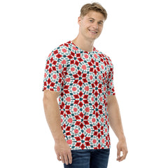 Electric Kaleidoscope Men's Crew Neck T-Shirt