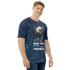 Swirls Of Swine Men's Crew Neck T-Shirt