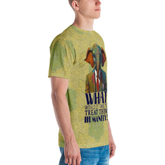 Dapper Fox Gentleman All-Over Print Men's T-Shirt