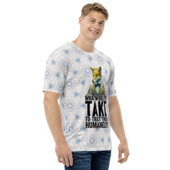 Gracious Giraffe Scholar All-Over Print Men's T-Shirt