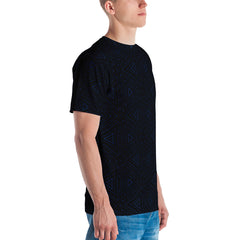 Digital Pixel Fusion Men's Crew Neck T-Shirt