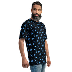 Monochrome Abstract Men's Crew Neck T-Shirt