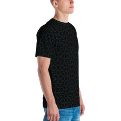 Harmony Feathers All-Over Print Men's Crew Neck T-Shirt