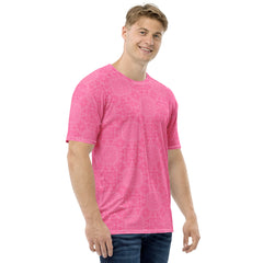 Tranquil Waves All-Over Printed Men's Crew Neck T-Shirt