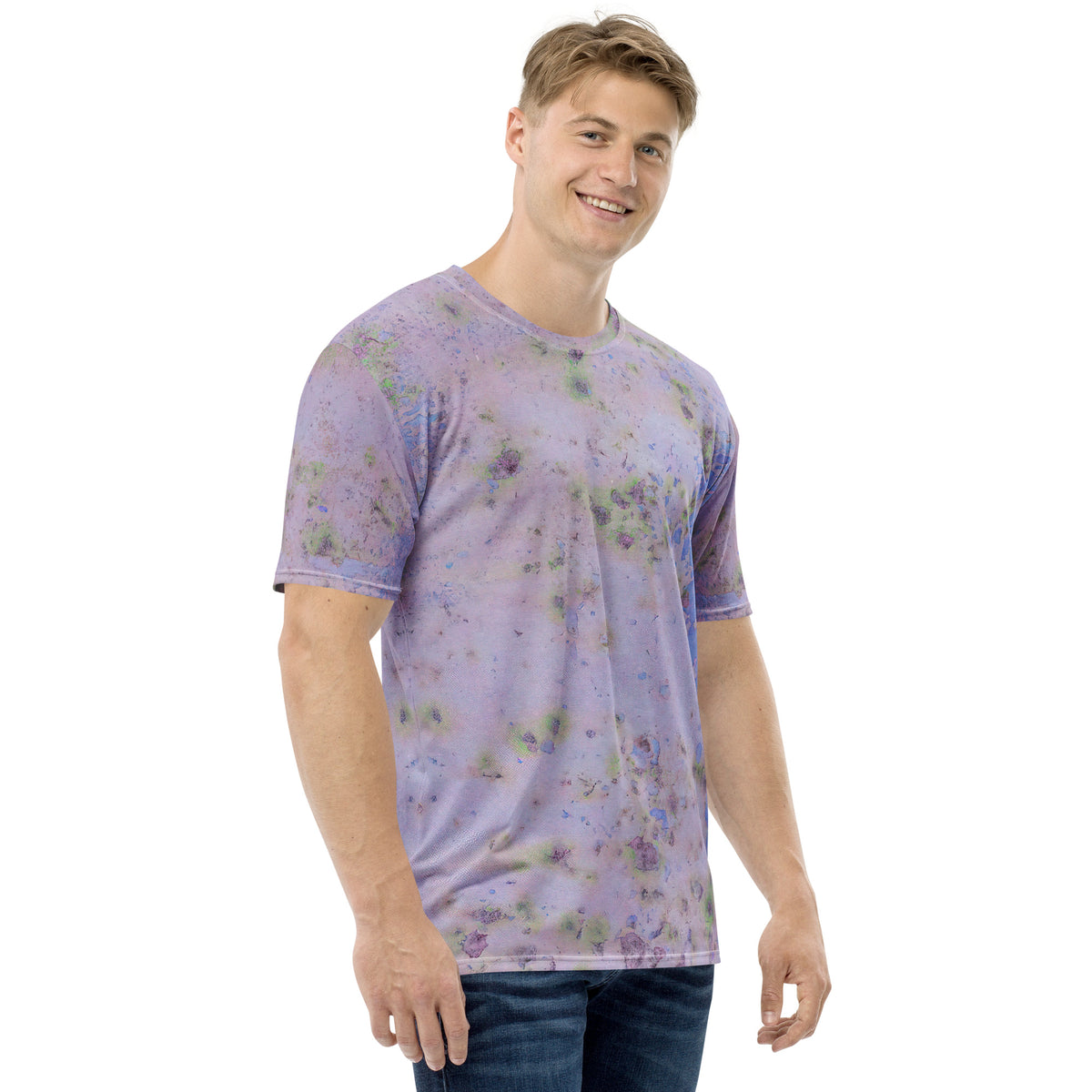 Silk Serenity Men's Crew Neck T-Shirt