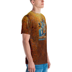 Men's crew neck T-Shirt with Adventure Bear Explorer print