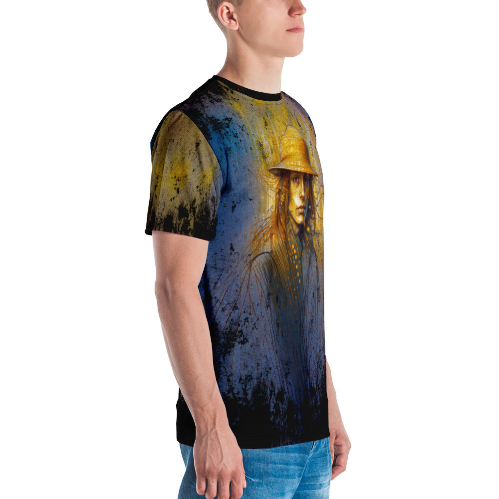 Infinite Horizons Men's Crew Neck T-Shirt - Side View