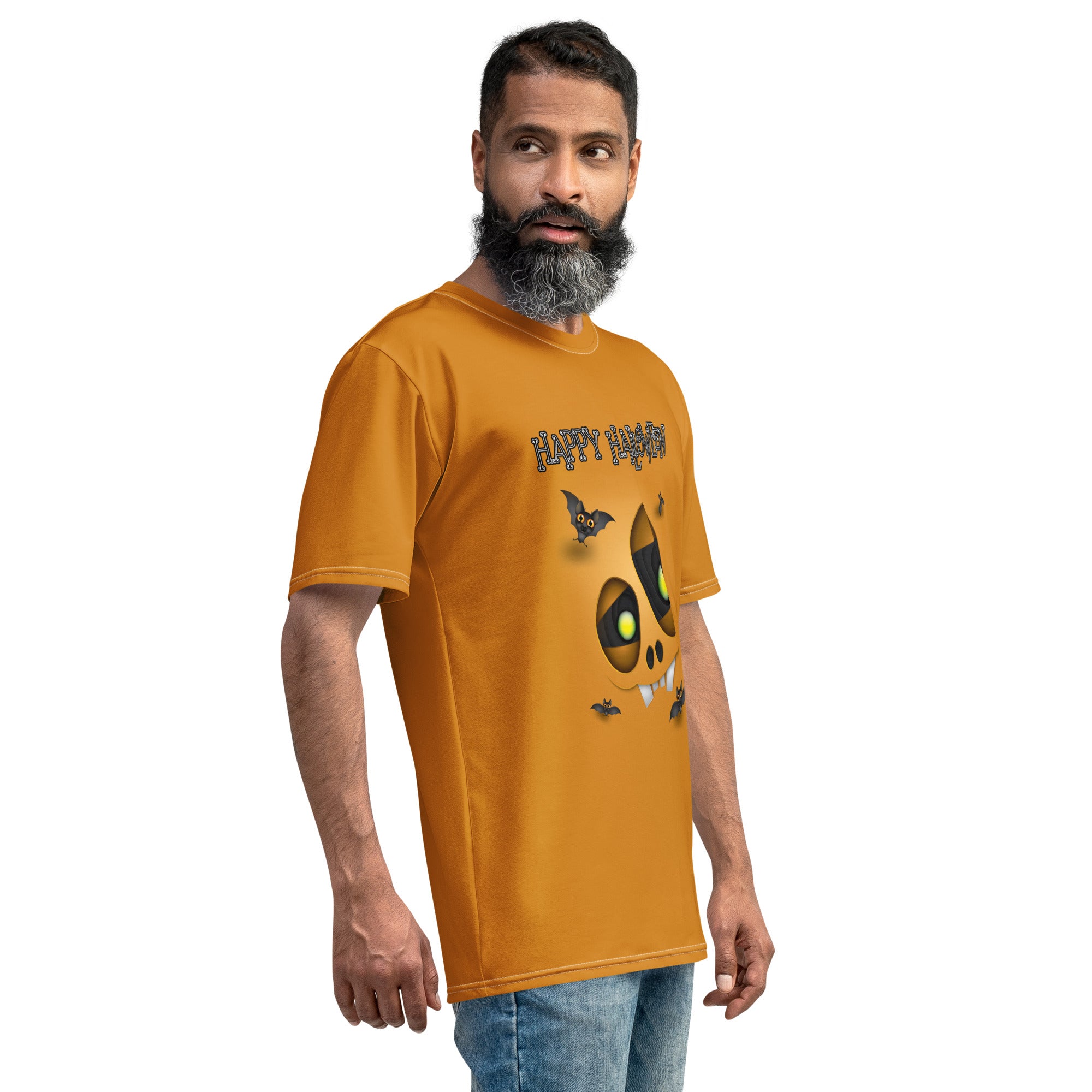 Men's Halloween T-Shirt with vampire feast design





