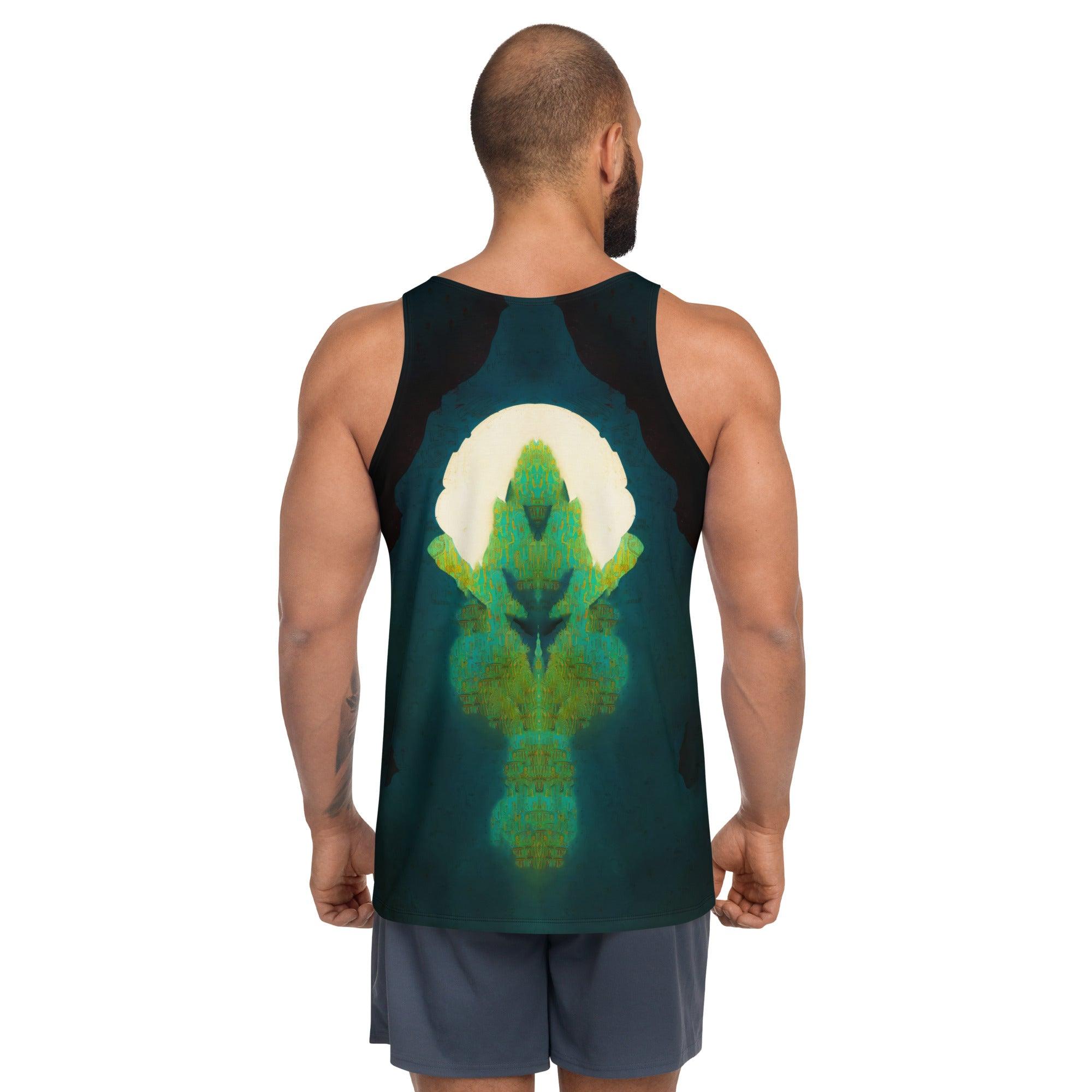 NS 813 men's athletic tank top front view.