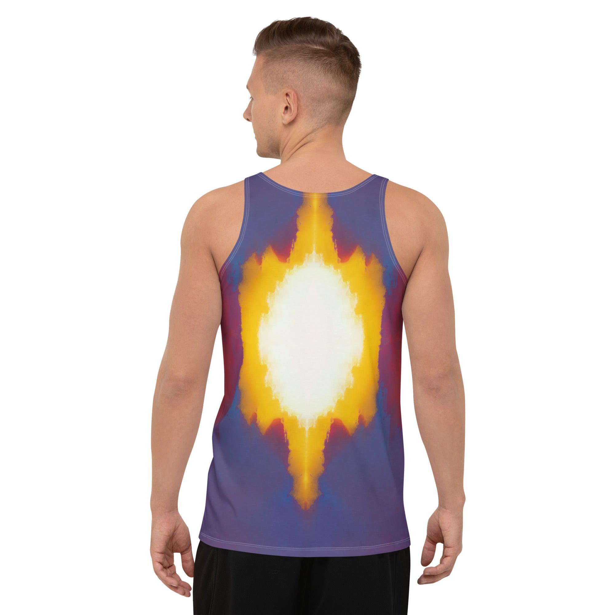 Side view of NS 830 Men's Tank Top worn by an athlete.