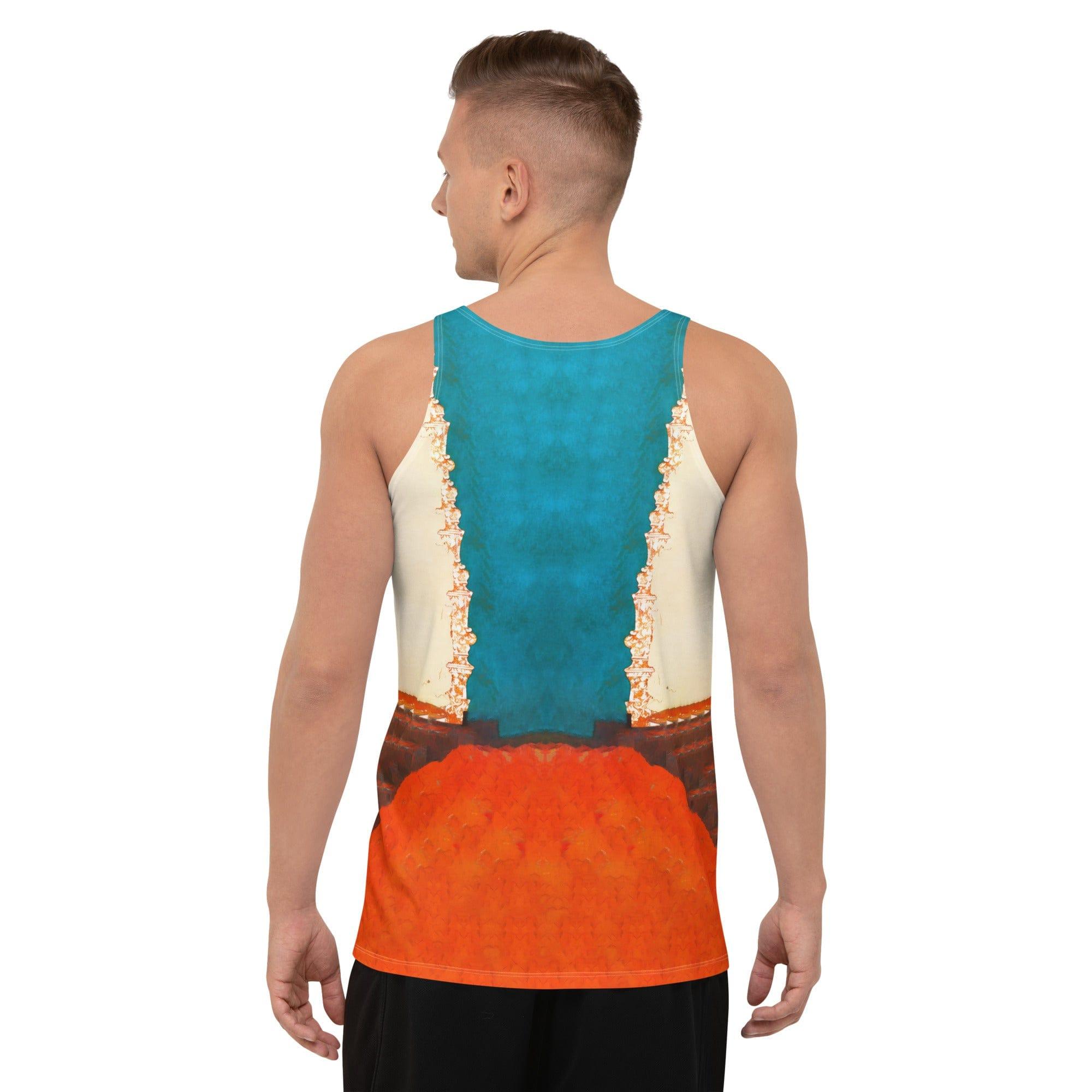 NS-999 Athletic Tank Top for Men Back Detail