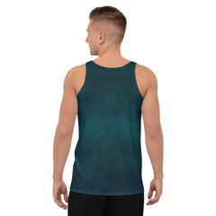 Close-up of the NS-966 men's tank top fabric highlighting breathability and quality.