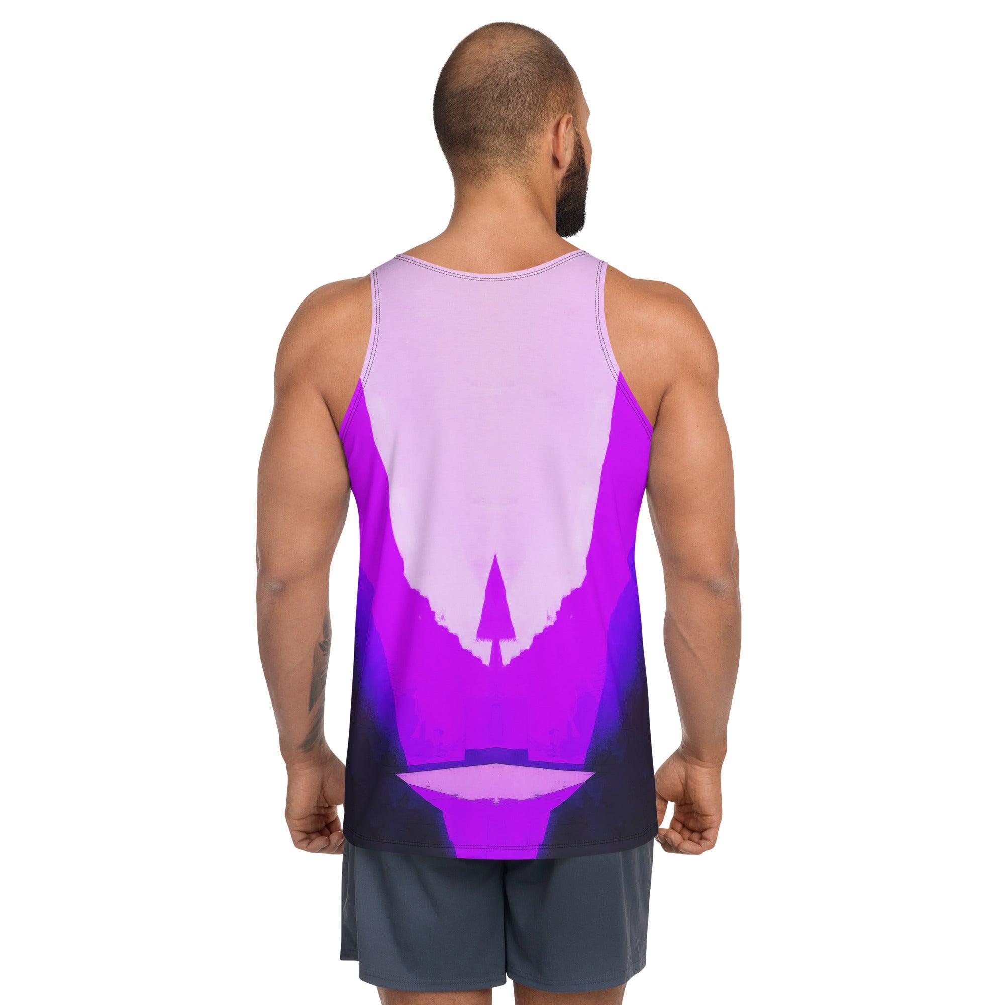 NS-974 Tank Top in lifestyle setting for men