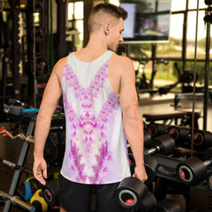 Close-up of the durable fabric of NS-985 Men's Tank Top.