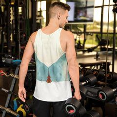 Side view of NS-976 Men's Tank Top - Sleek design for superior comfort