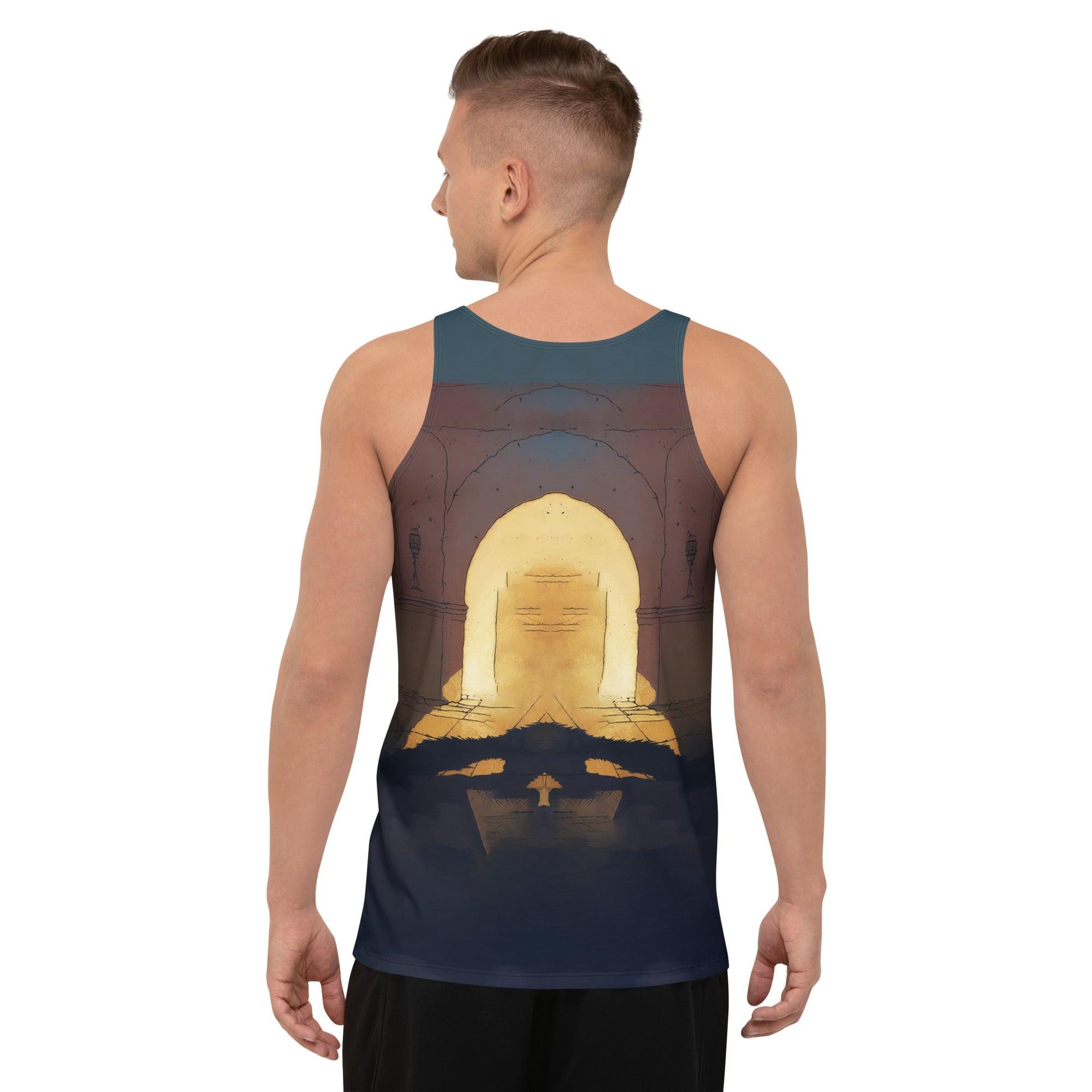 Stylish and comfortable SurArt 72 Tank Top, blending art with surf culture for a standout look.